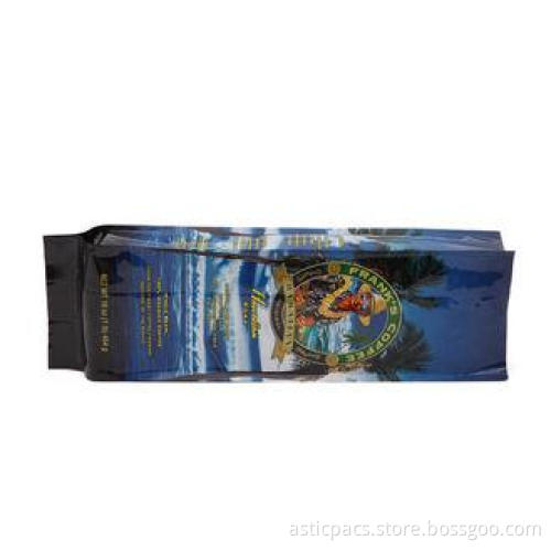 Customize Gusset Coffee Packaging Bags With Degassing Valve